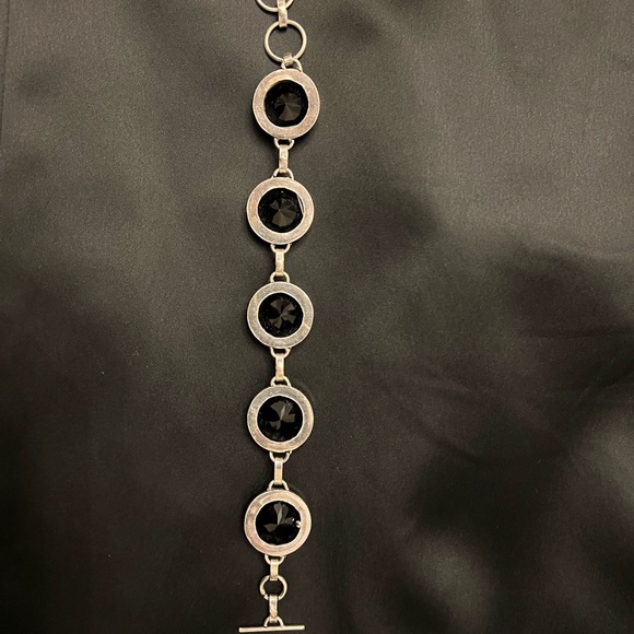 Black Onyx Silver Bracelet - Picture 4 of 8